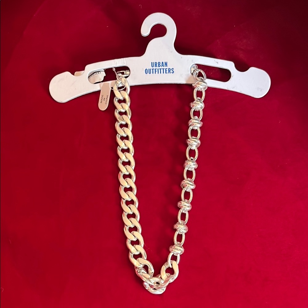Urban Outfitters Silver Necklace Bold Chain